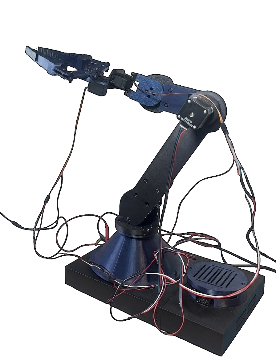 3D-Printed Robotic Arm with Twin Controller
